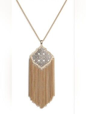 KENDRA SCOTT Kingston Adjustable Pendant Necklace Gold & Silver Tone